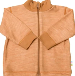 Joha Kinder Cardigan mit Kaputze und Reißverschluss Copper