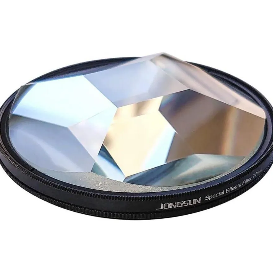 Jongsun 77mm Vier-Prisma Spezialeffektfilter für DSLR und Videokameras, FX Glas