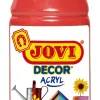 Jovi DECOR ACRYL Mehrzweckfarben 250 ml Flasche, zinnoberot