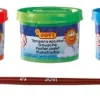 Jovi Flüssige Plakatfarbe 7er Schachtel, je 35ml mit Pinsel