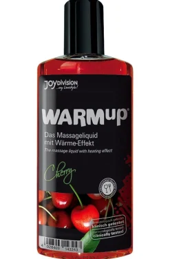 Joydivision WARMup Kirsch 150 ml Massageöl Massage Öl Wärme Effekt essbar