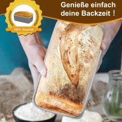 Joyfair Kastenform 3er Set, Edelstahl Brotbackform für Brot/Kuchen/Toast
