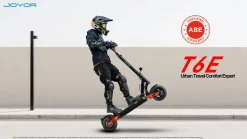 JOYOR T6E Klappbarer Elektroroller 500W Motor 18 Ah Batterie 70 km Reichweite - ABE