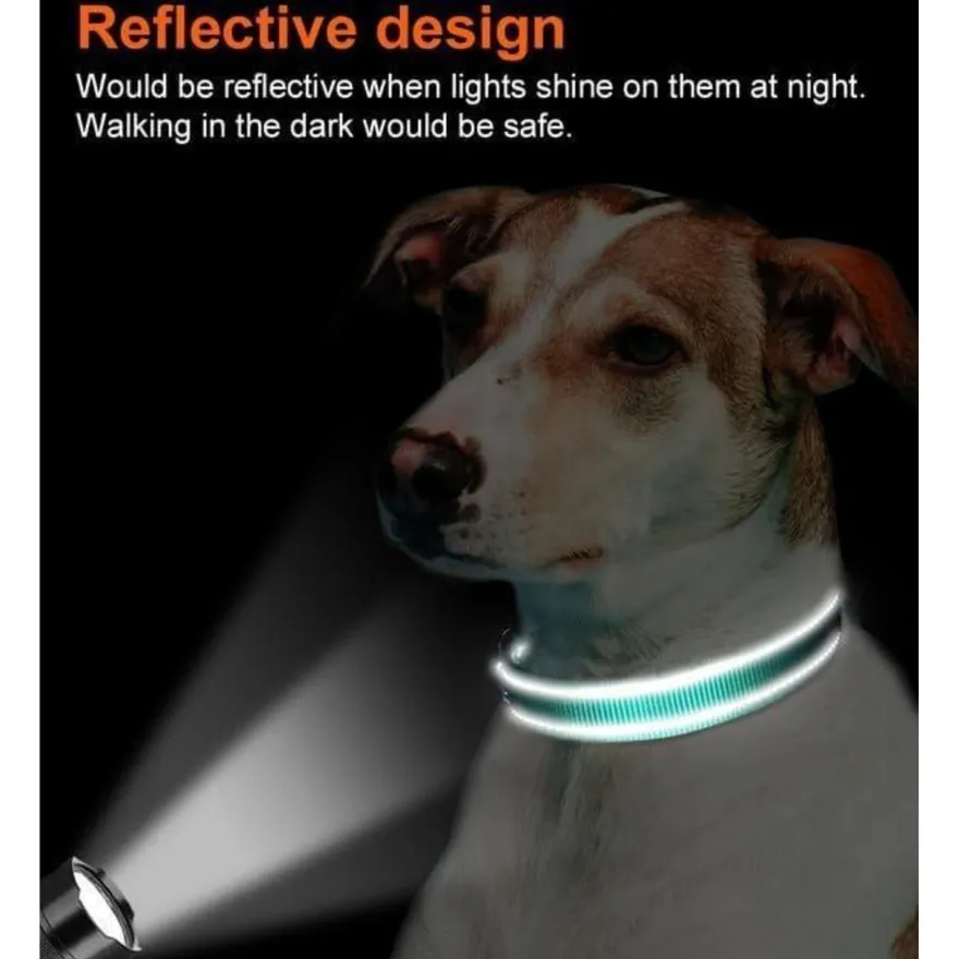 Joytale Gepolstertes Neopren Nylon Hundehalsband für große Hunde, verstellbar