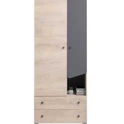 Jugendzimmer Kinderzimmer komplett Davis Set A 5-tlg. Schrank, Schreibtisch, Regale