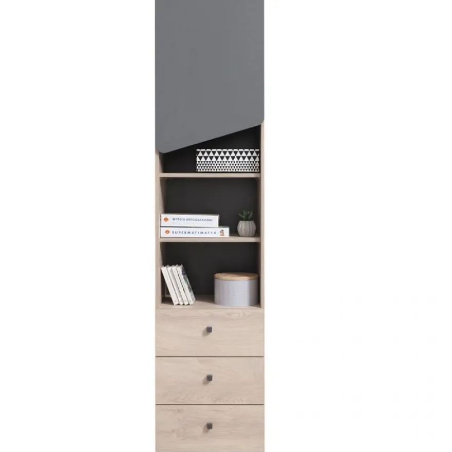 Jugendzimmer Kinderzimmer komplett Davis Set A 5-tlg. Schrank, Schreibtisch, Regale