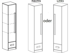 Jugendzimmer Kinderzimmer komplett Gerome Set C 7-tlg. Hochglanz Farbauswahl