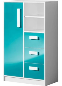 Jugendzimmer Kinderzimmer komplett Gerome Set C 7-tlg. Hochglanz Farbauswahl