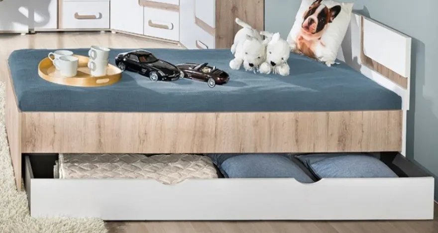 Jugendzimmer Kinderzimmer komplett Alex Set E Farbauswahl Schrank Schreibtisch Bett
