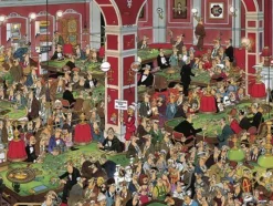 Jumbo Spiele 1119801834 Jan van Haasteren Crazy Casino 1000 Teile Puzzle