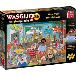 JUMBO 25000 Wasgij Original 36 Neujahres Vorsätze 1000 Teile Puzzle