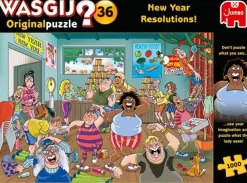 JUMBO 25000 Wasgij Original 36 Neujahres Vorsätze 1000 Teile Puzzle