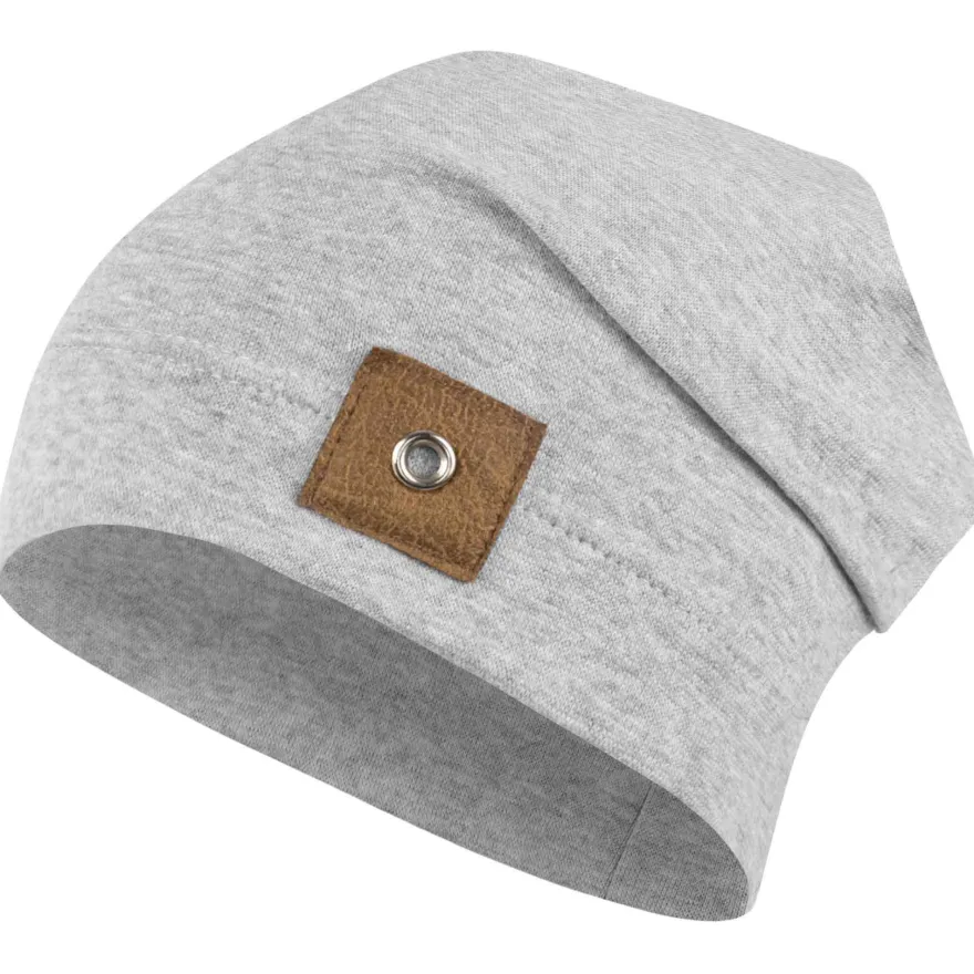 Jungen Mütze Beanie Übergangsmütze Stoff uni Frühling Herbst