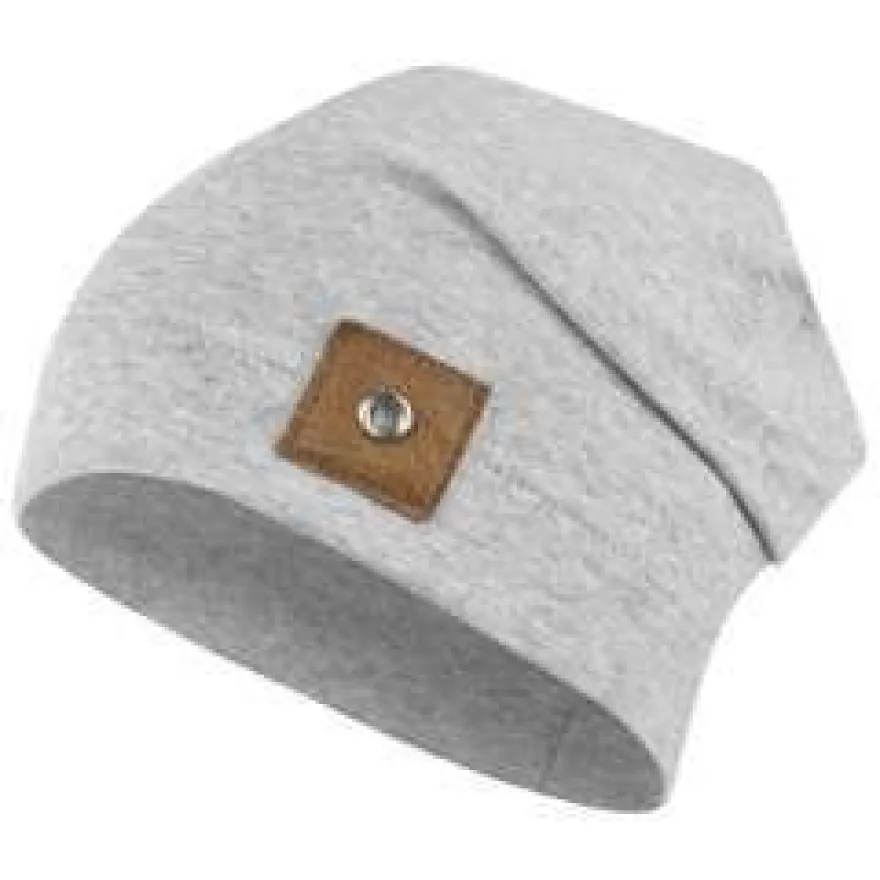 Jungen Mütze Beanie Übergangsmütze Stoff uni Frühling Herbst