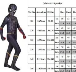 Jungen Spiderman Kostum Maske Karneval Fasching Cosplay Party Kinder Kleidung