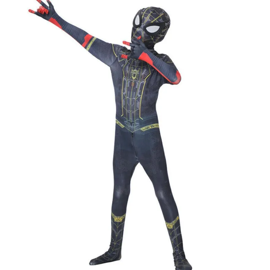 Jungen Spiderman Kostum Maske Karneval Fasching Cosplay Party Kinder Kleidung