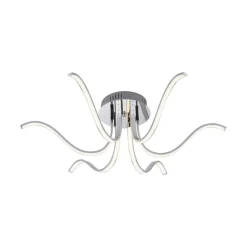 JUST LIGHT 15342-17 LED Deckenleuchte Valerie 6-flammig chrom 3000K