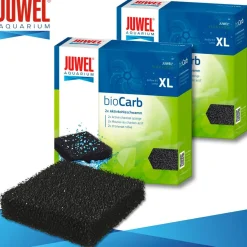 Juwel bioCarb 2x2 Stück Kohleschwamm XL Aquarium Filtermedien Schwamm Watte
