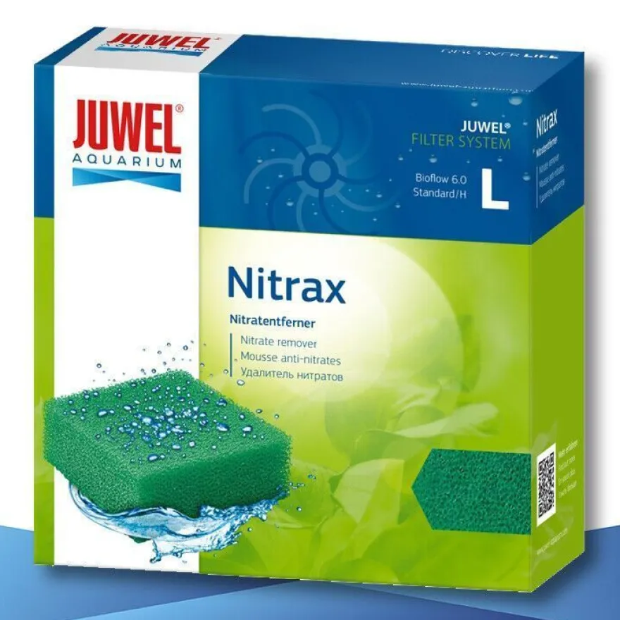 Juwel Nitrax Nitratentferner L Aquarium Filtermedien Schwamm Watte Flies