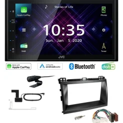 JVC Autoradio Apple CarPlay Android Auto DAB+ für Lexus GX 2003-2009 schwarz