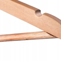 KADAX Kleiderbügel mit Zwei Einkerbungen aus Holz, Garderobenbügel für Kleidung