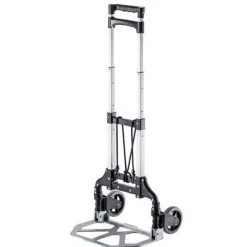 KADAX Transportwagen für Schleifmaschine, klappbar, Aluminium, flach, stabil, 70 kg