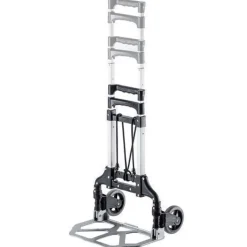 KADAX Transportwagen für Schleifmaschine, klappbar, Aluminium, flach, stabil, 70 kg