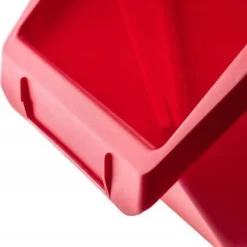 KADAX Werkstatt-Stapelkiste, Lagerboxen (Rot, 20er Set - 214x198mm)