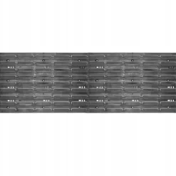 KADAX Werkstattwandregal, Wandplatten, 116 x 39 cm, Rot, 50 tlg