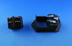 Kaltgeräte-Steckverbinder Stecker C-14 10A/250V mit Schalter, 6A/250V