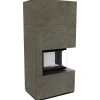 Kaminbausatz KRATKI FLOKI BOX rechts 8 kW Ø 160 Quarzsinter FOKOS Piokratki MBO