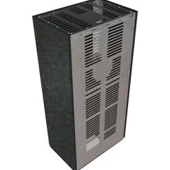 Kaminbausatz KRATKI FLOKI BOX rechts 8 kW Ø 160 Quarzsinter OXIDE NERO schwarz Verkl