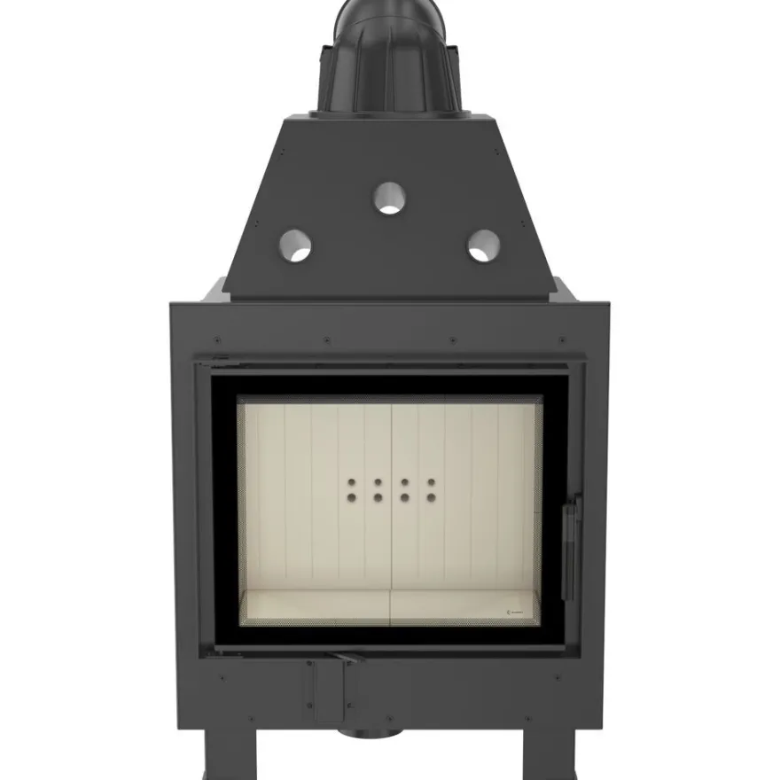Kamineinsatz aus Stahl KRATKI MBZ 13 kW Ø 200