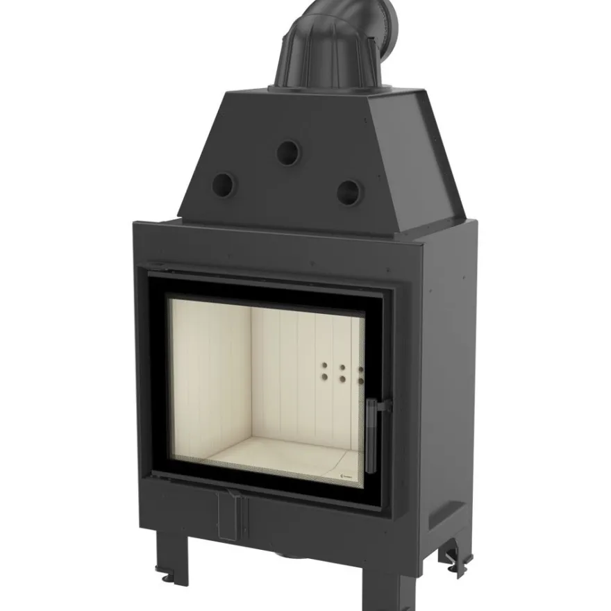 Kamineinsatz aus Stahl KRATKI MBZ 13 kW Ø 200