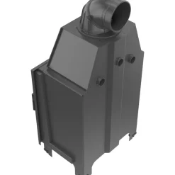 Kamineinsatz aus Stahl KRATKI MBZ 13 kW Ø 200