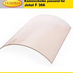 Kaminglas für Jotul Ofenmodelle mit gebogener und prismatischer Glas Sichtscheibe