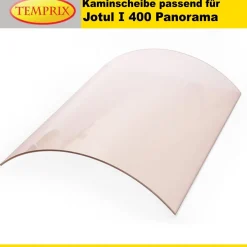 Kaminglas für Jotul Ofenmodelle mit gebogener und prismatischer Glas Sichtscheibe