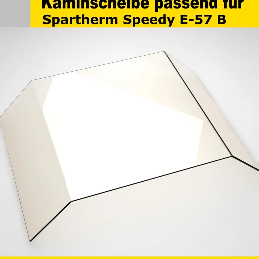 Kaminglas für Spartherm Ofen mit gebogener Kaminscheibe Ofenglas rund gebogen