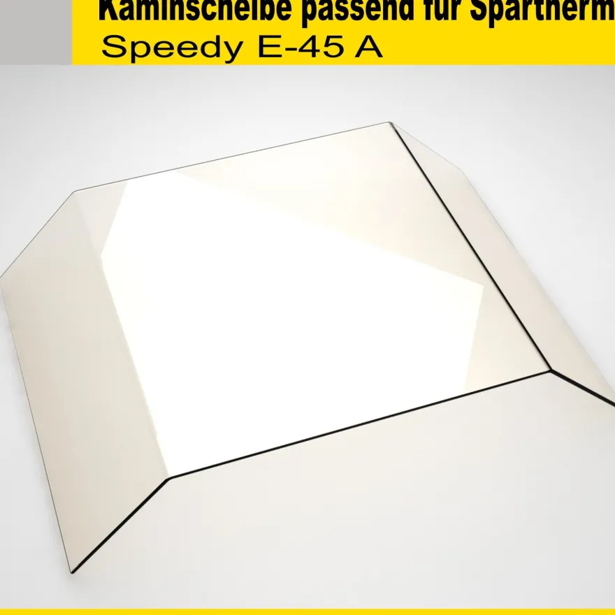 Kaminglas für Spartherm Ofen mit gebogener Kaminscheibe Ofenglas rund gebogen