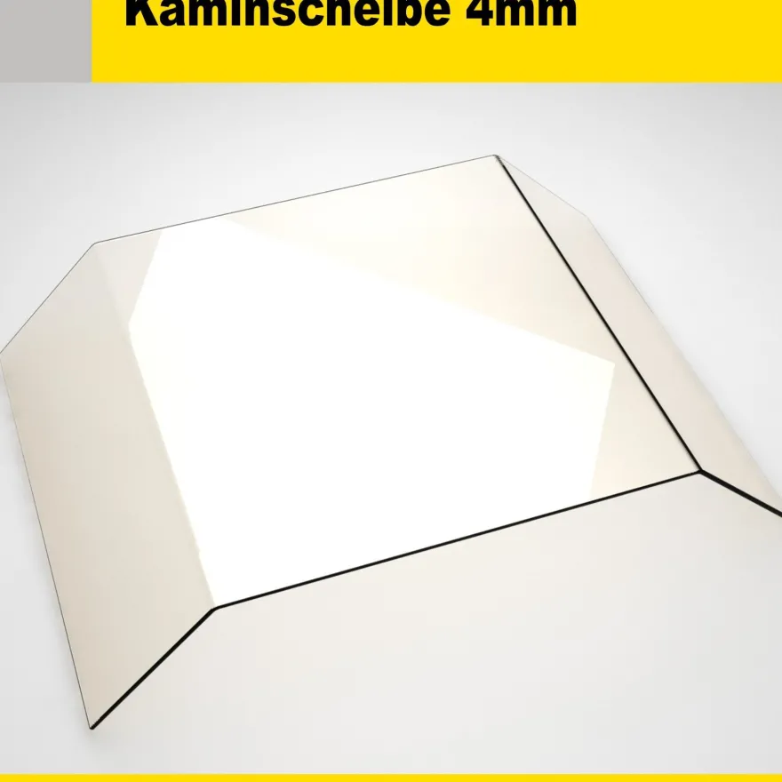 Kaminglas für Spartherm Ofen mit gebogener Kaminscheibe Ofenglas rund gebogen