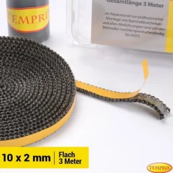 Kaminglas für Spartherm Ofen mit gebogener Kaminscheibe - ohne/mit Dichtungssatz