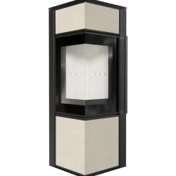 Kaminofen aus Stahl KRATKI TORA/S 8 kW Ø 150 Quarzsinter FOKOS SALE