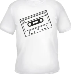 Kassette Herren T-Shirt - Tee Shirt MC 80er Jahre