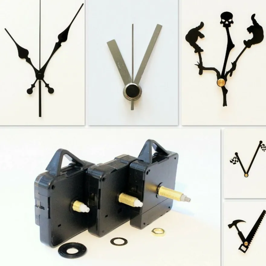 Katalog # 6 Quarzuhrwerk geräuschlos lautlos kurz * lang Uhrwerk Zeiger nach wahl