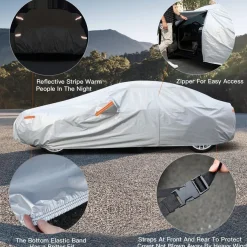 Kayme Autoplane für Audi Q3 (2012-2025), 6-lagige Vollgarage, wasserdicht