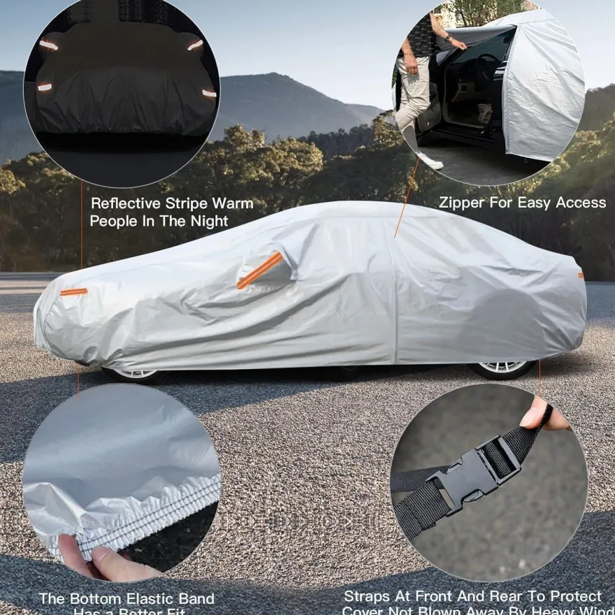 Kayme Autoplane für Fiat Panda (2011-2025) - Wasserdicht, Atmungsaktiv