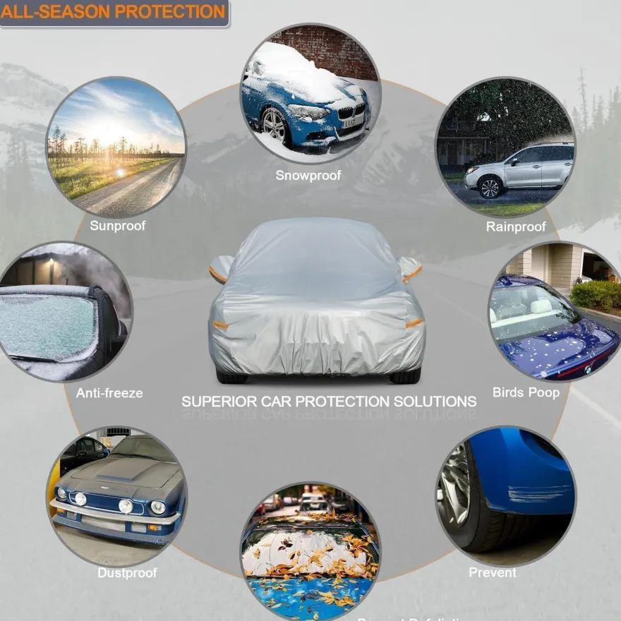 Kayme Autoplane für Fiat Panda (2011-2025) - Wasserdicht, Atmungsaktiv