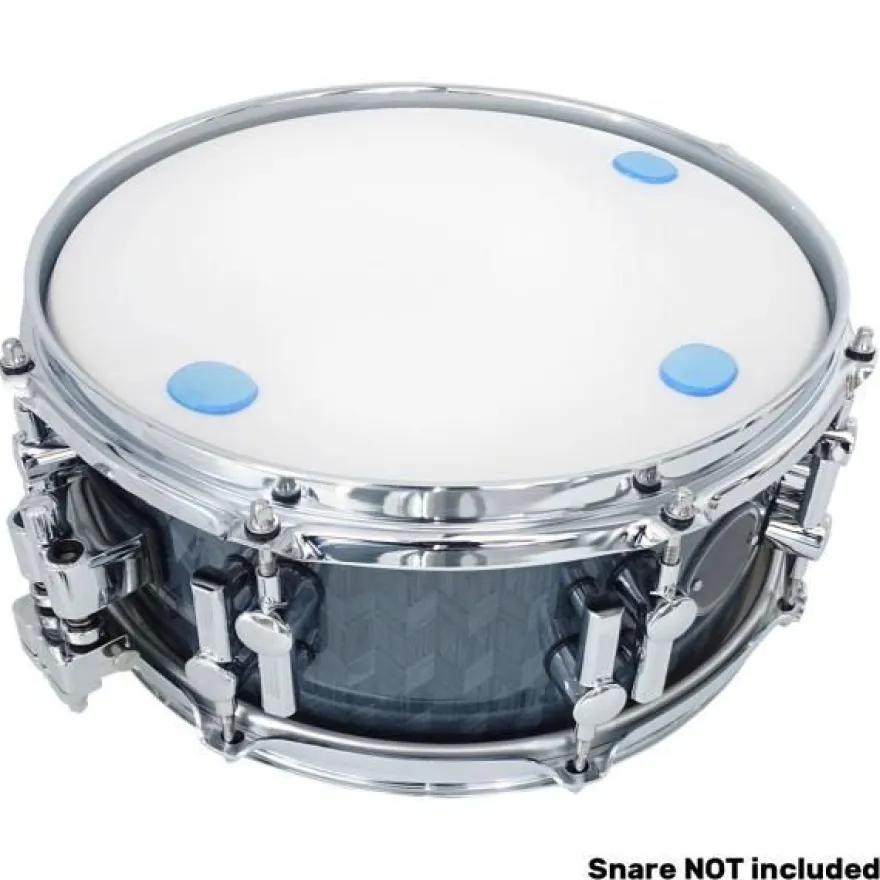 keepdrum Dämpfer Pads für Felle Blau 6 Stück