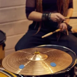 keepdrum Dämpfer Pads für Felle Blau 6 Stück