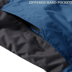 Kefitevd Herren Winterjacke Wasserdicht Warm Gefüttert Skijacke Outdoor